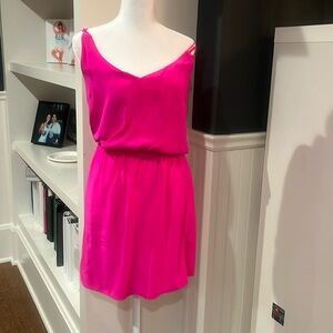 Beautiful fuchsia mini dress by Amanda upchard